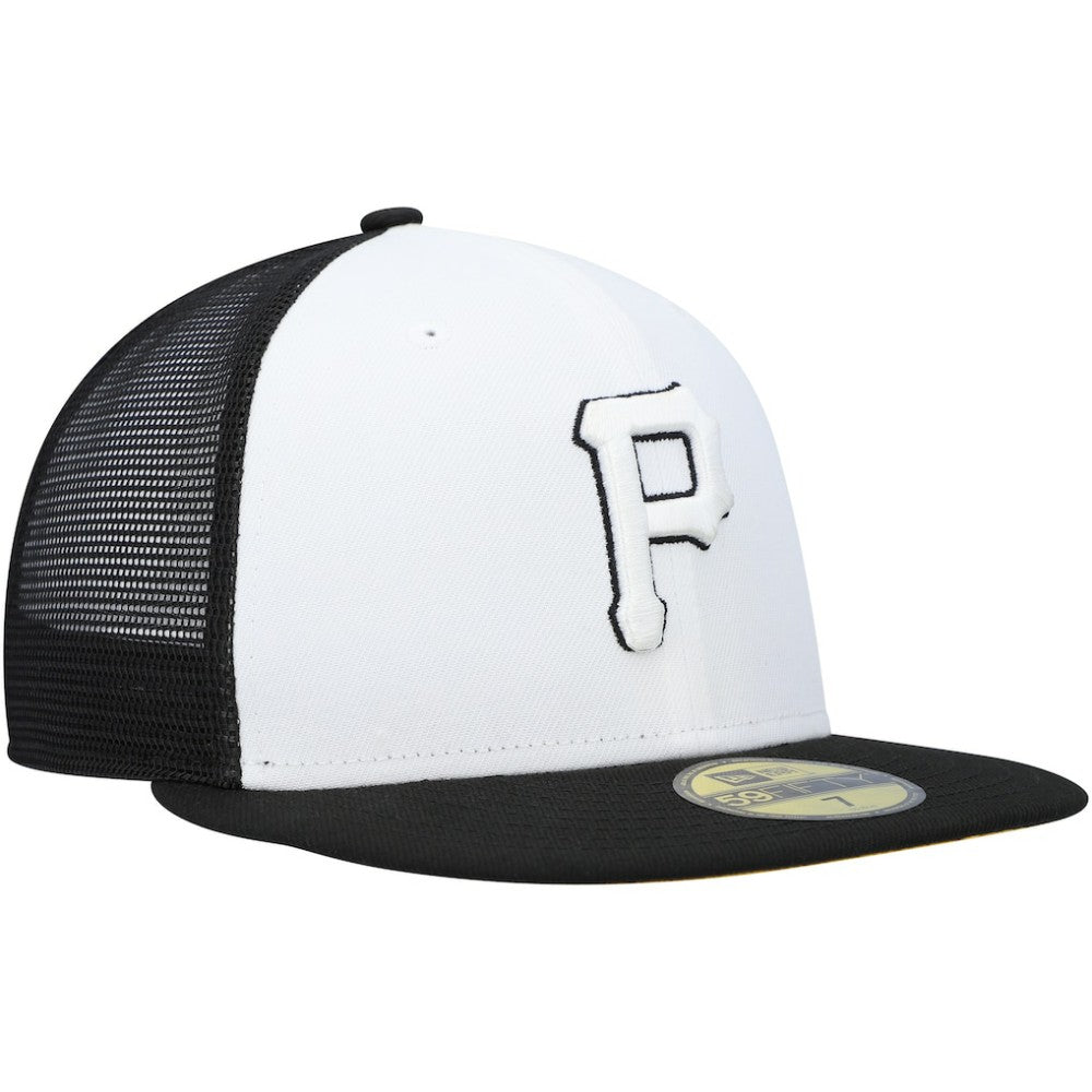White/Black Pittsburgh Pirates New Era 2023 On-Field Batting Practice 59FIFTY Fitted Hat