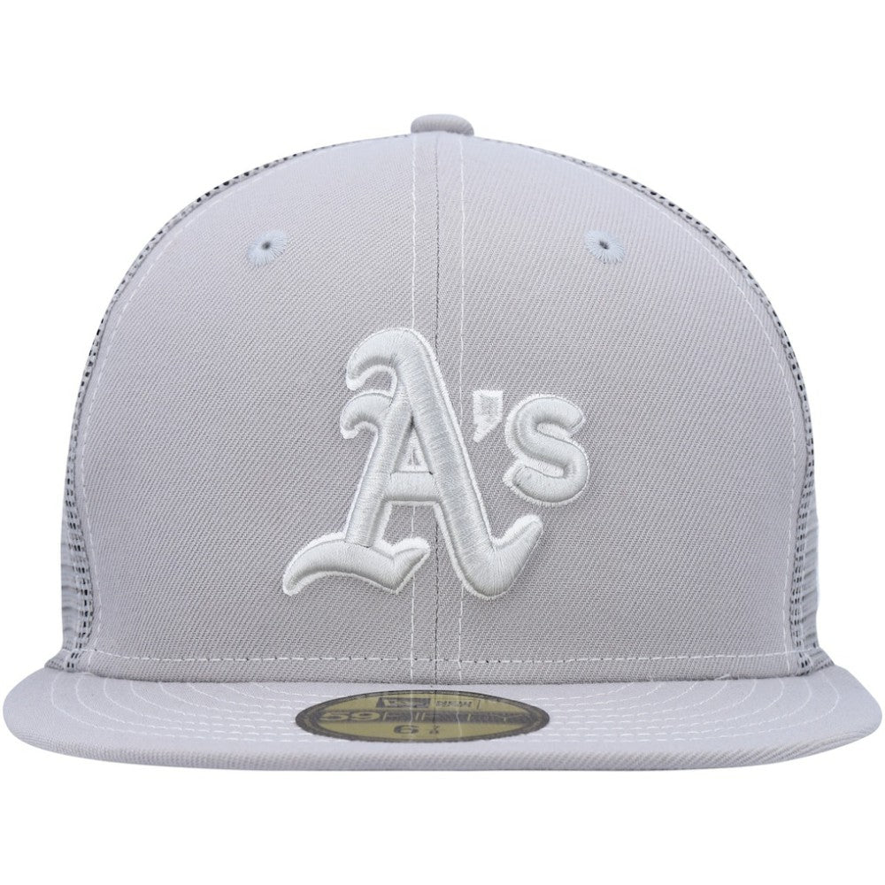 Gray Athletics New Era 2023 On-Field Batting Practice 59FIFTY Fitted Hat