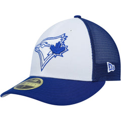 White/Royal Toronto Blue Jays New Era 2023 On-Field Batting Practice Low Profile 59FIFTY Fitted Hat
