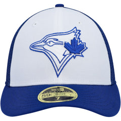 White/Royal Toronto Blue Jays New Era 2023 On-Field Batting Practice Low Profile 59FIFTY Fitted Hat