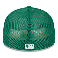 White/Green Athletics New Era 2023 On-Field Batting Practice Low Profile 59FIFTY Fitted Hat