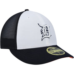 White/Navy Detroit Tigers New Era 2023 On-Field Batting Practice Low Profile 59FIFTY Fitted Hat
