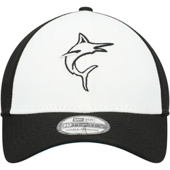 Black/White Miami Marlins New Era 2023 On-Field Batting Practice 39THIRTY Flex Hat