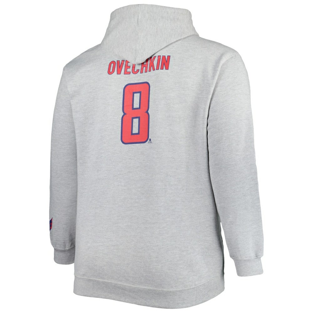 NHL Alexander Ovechkin Washington Capitals Big & Tall Player Pullover Hoodie