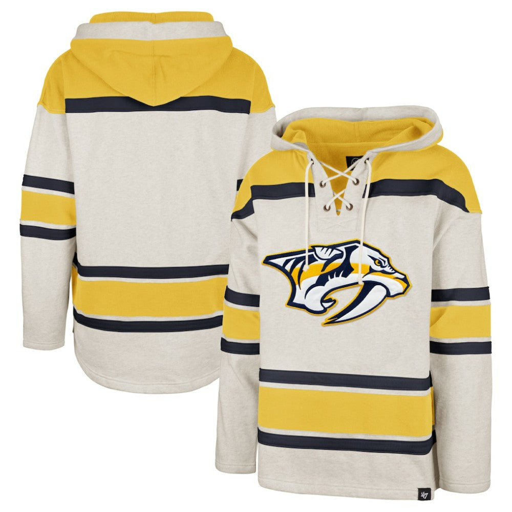 NHL Nashville Predators '47 Rockaway Lace-Up Pullover Hoodie