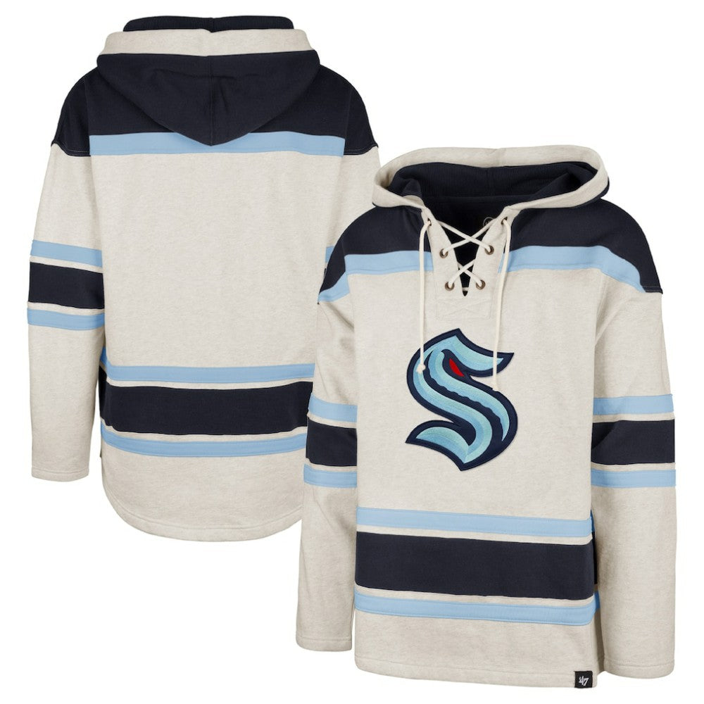 NHL Seattle Kraken '47 Rockaway Lace-Up Pullover Hoodie