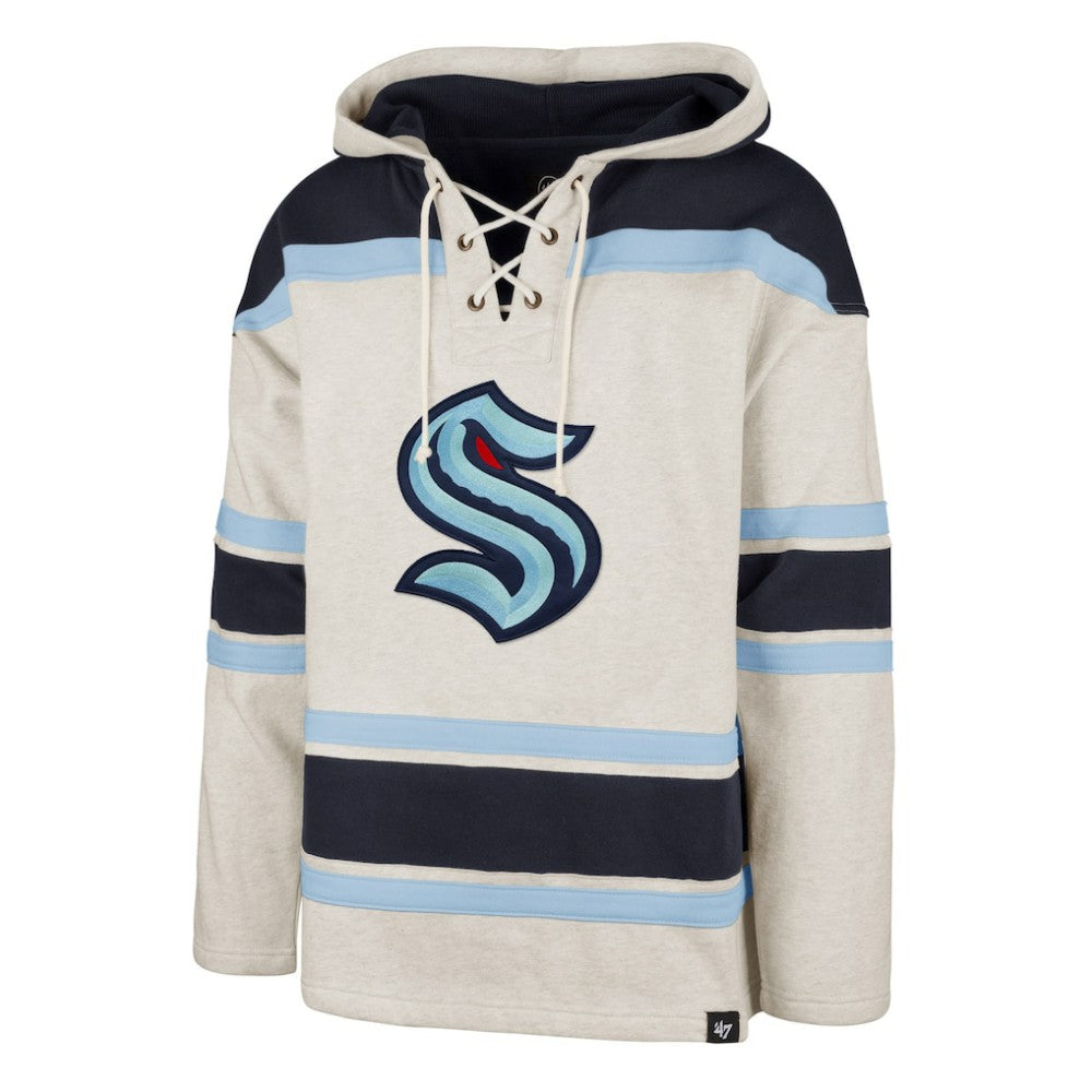 NHL Seattle Kraken '47 Rockaway Lace-Up Pullover Hoodie
