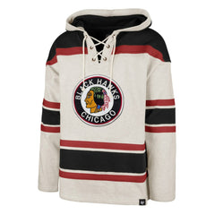 NHL Chicago Blackhawks '47 Rockaway Lace-Up Pullover Hoodie