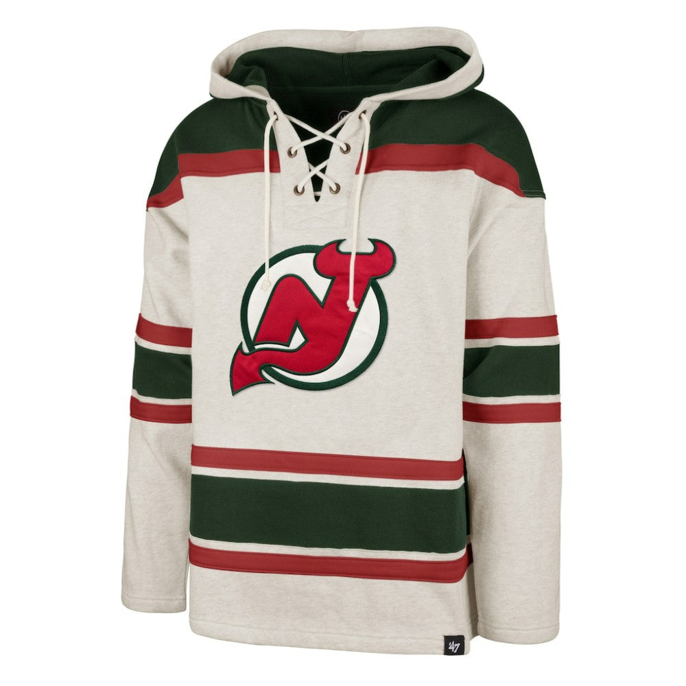 NHL New Jersey Devils '47 Rockaway Lace-Up Pullover Hoodie