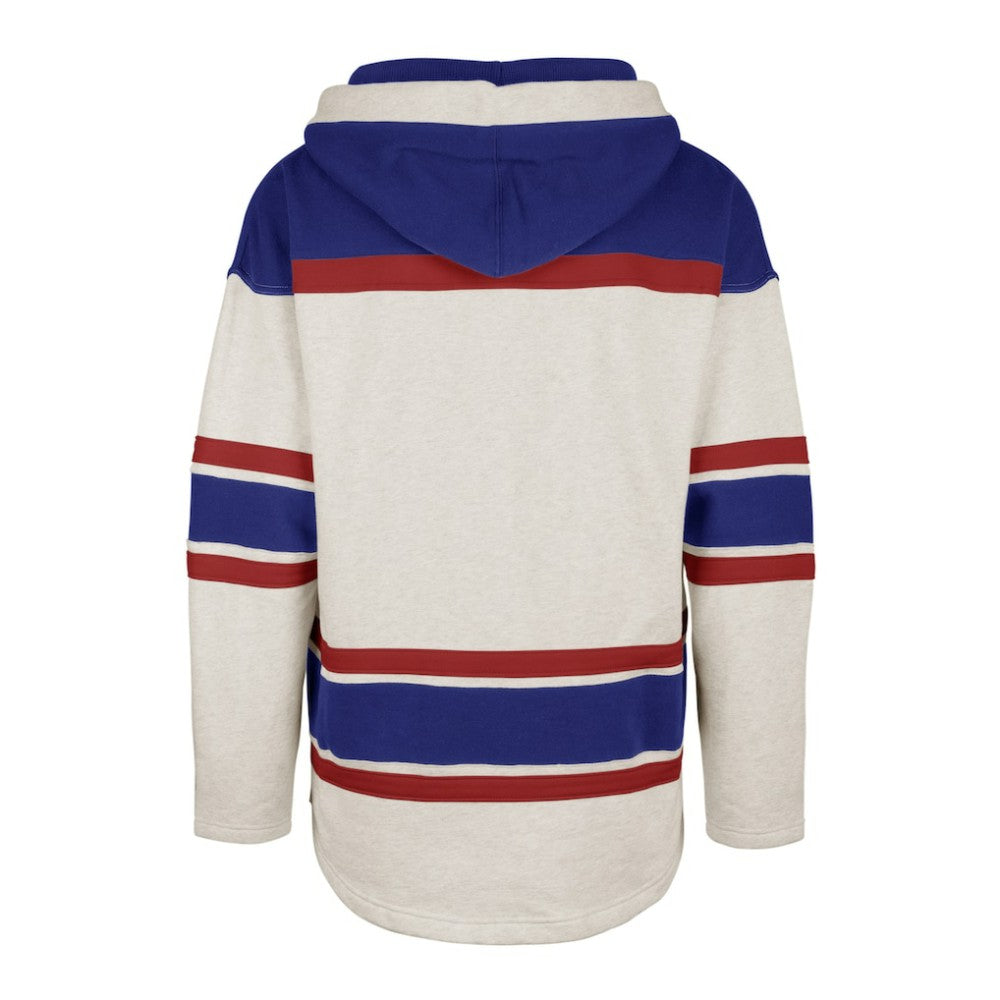 NHL New York Rangers '47 Rockaway Lace-Up Pullover Hoodie