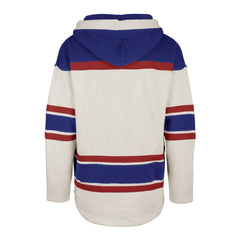 NHL New York Rangers '47 Rockaway Lace-Up Pullover Hoodie