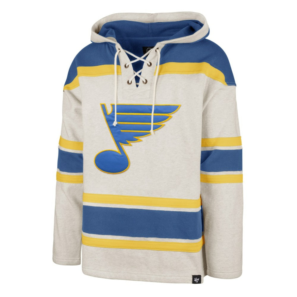 NHL St. Louis Blues '47 Rockaway Lace-Up Pullover Hoodie