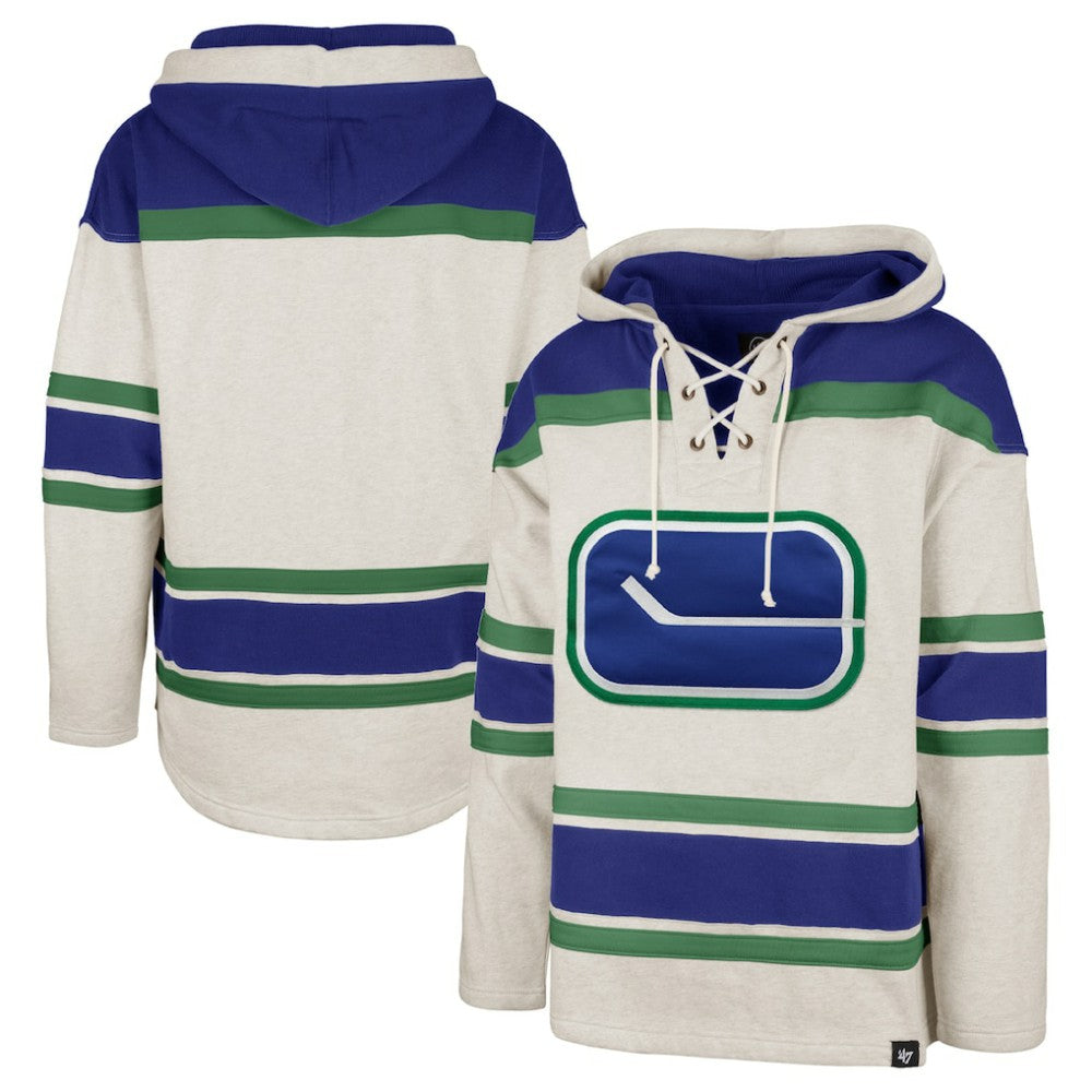 NHL Vancouver Canucks '47 Rockaway Lace-Up Pullover Hoodie