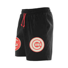 Black Chicago Cubs New Era Color Pack Knit Shorts