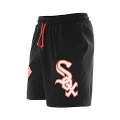 Black Chicago White Sox New Era Color Pack Knit Shorts