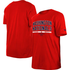 Red Washington Nationals New Era Batting Practice T-Shirt