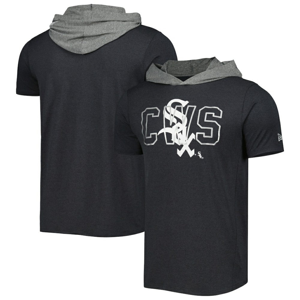 Black Chicago White Sox New Era Team Hoodie T-Shirt