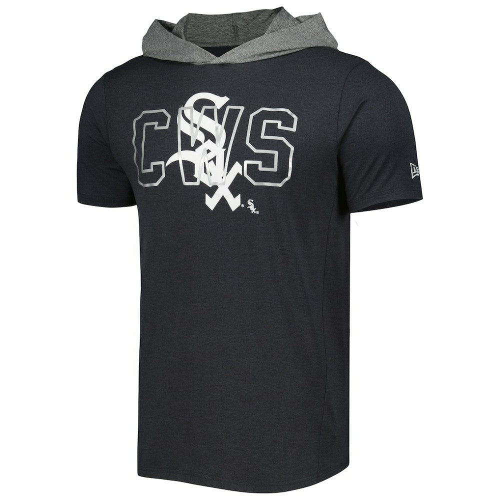 Black Chicago White Sox New Era Team Hoodie T-Shirt