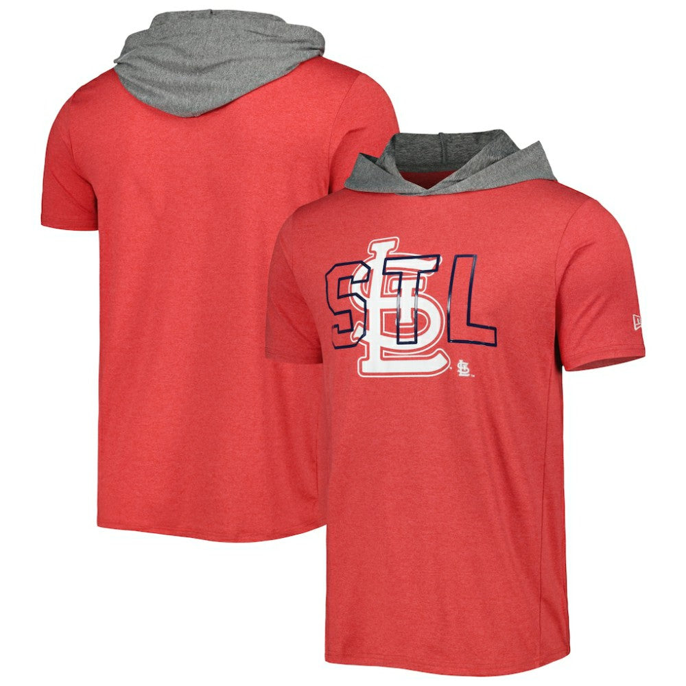 Red St. Louis Cardinals New Era Team Hoodie T-Shirt