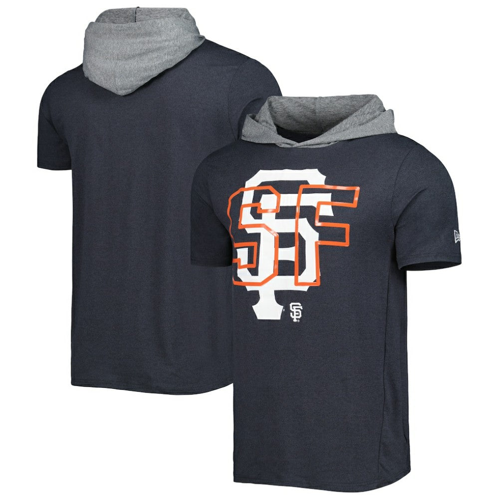 Black San Francisco Giants New Era Team Hoodie T-Shirt