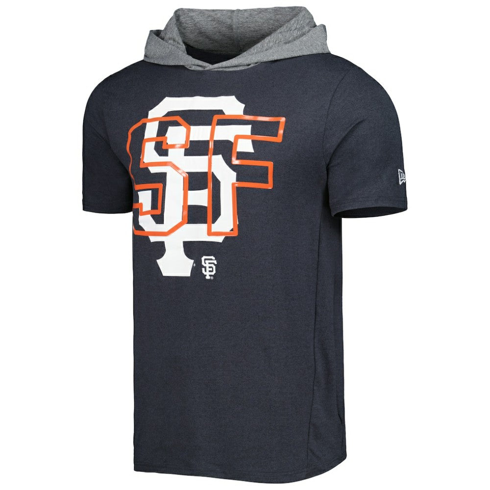 Black San Francisco Giants New Era Team Hoodie T-Shirt