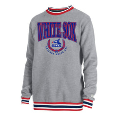 Heather Gray Chicago White Sox New Era Throwback Classic Pullover Sweatshirt