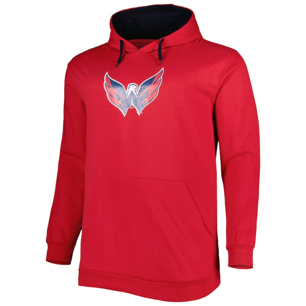 NHL Washington Capitals Big & Tall Fleece Pullover Hoodie