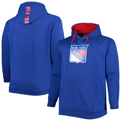 NHL New York Rangers Big & Tall Fleece Pullover Hoodie