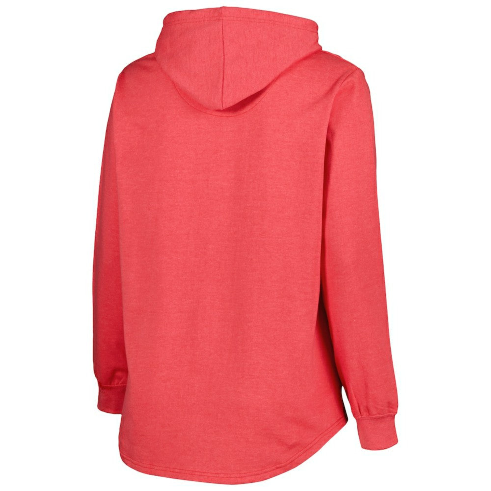 NHL Washington Capitals Women's Plus Size Fleece Pullover Hoodie