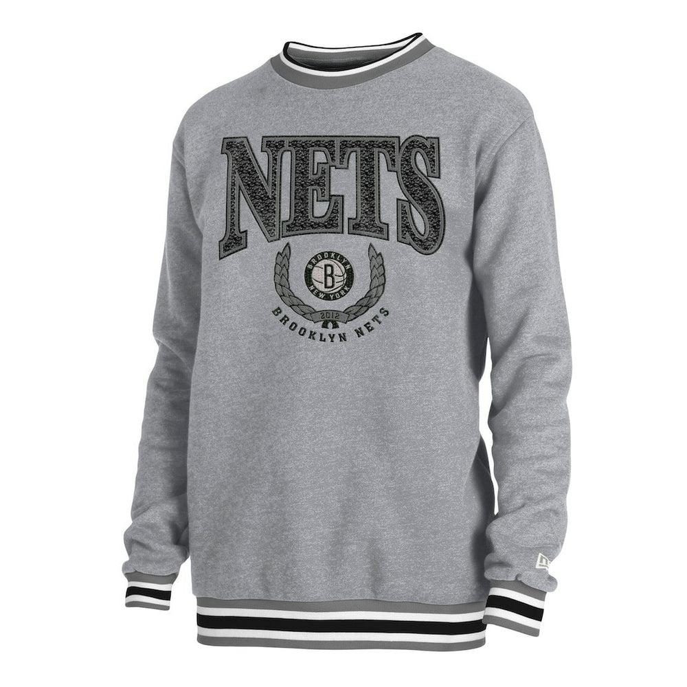 New Era Brooklyn Nets Unisex Vintage Throwback Crew Sweatshirt