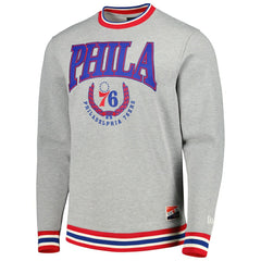 New Era Philadelphia 76ers Unisex Vintage Throwback Crew Sweatshirt