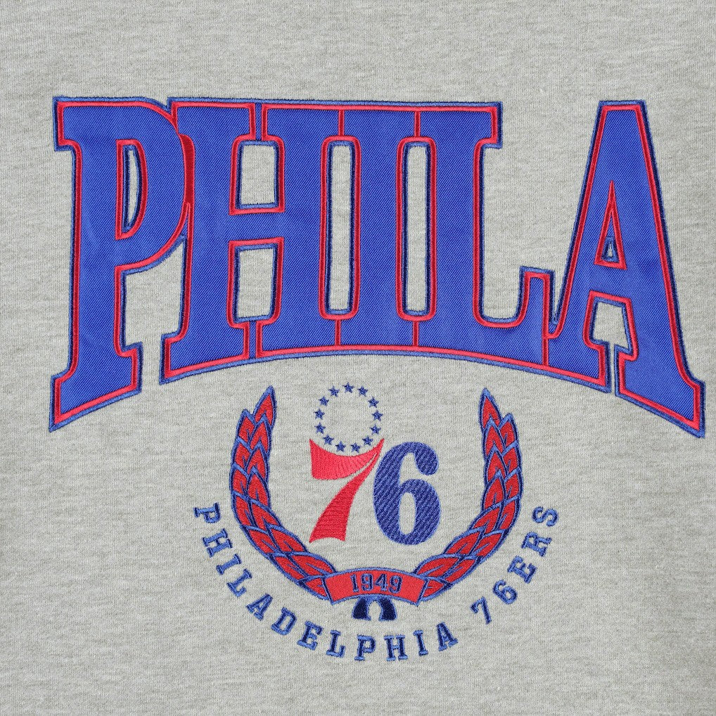 New Era Philadelphia 76ers Unisex Vintage Throwback Crew Sweatshirt