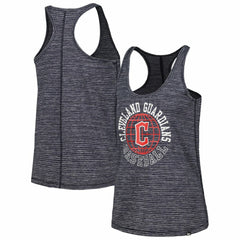 Navy Cleveland Guardians New Era Women's Active Racerback Tank Top