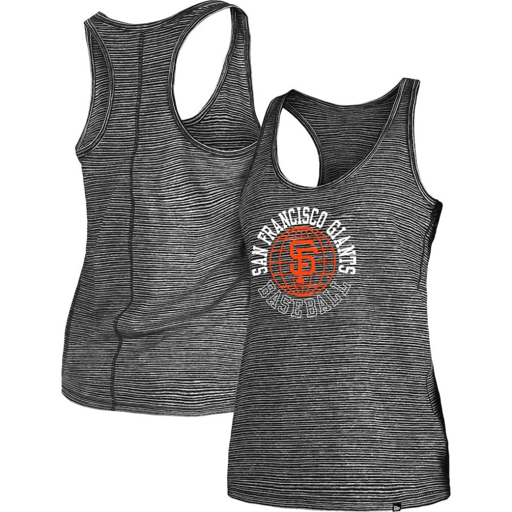 Black San Francisco Giants New Era Women's Active Racerback Tank Top