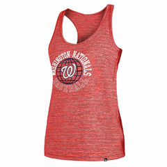 Red Washington Nationals New Era Women's Active Racerback Tank Top