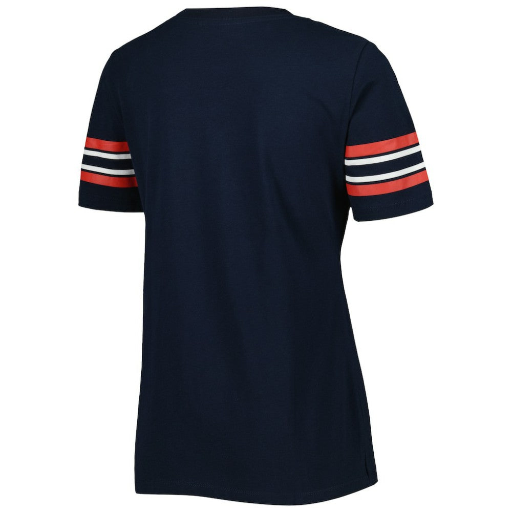 Navy Boston Red Sox New Era Women's Team Stripe T-Shirt