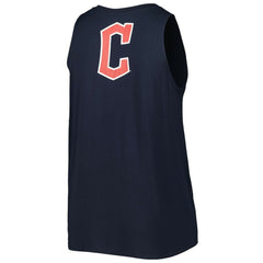 Navy Cleveland Guardians New Era Women's Plus Size Tank Top