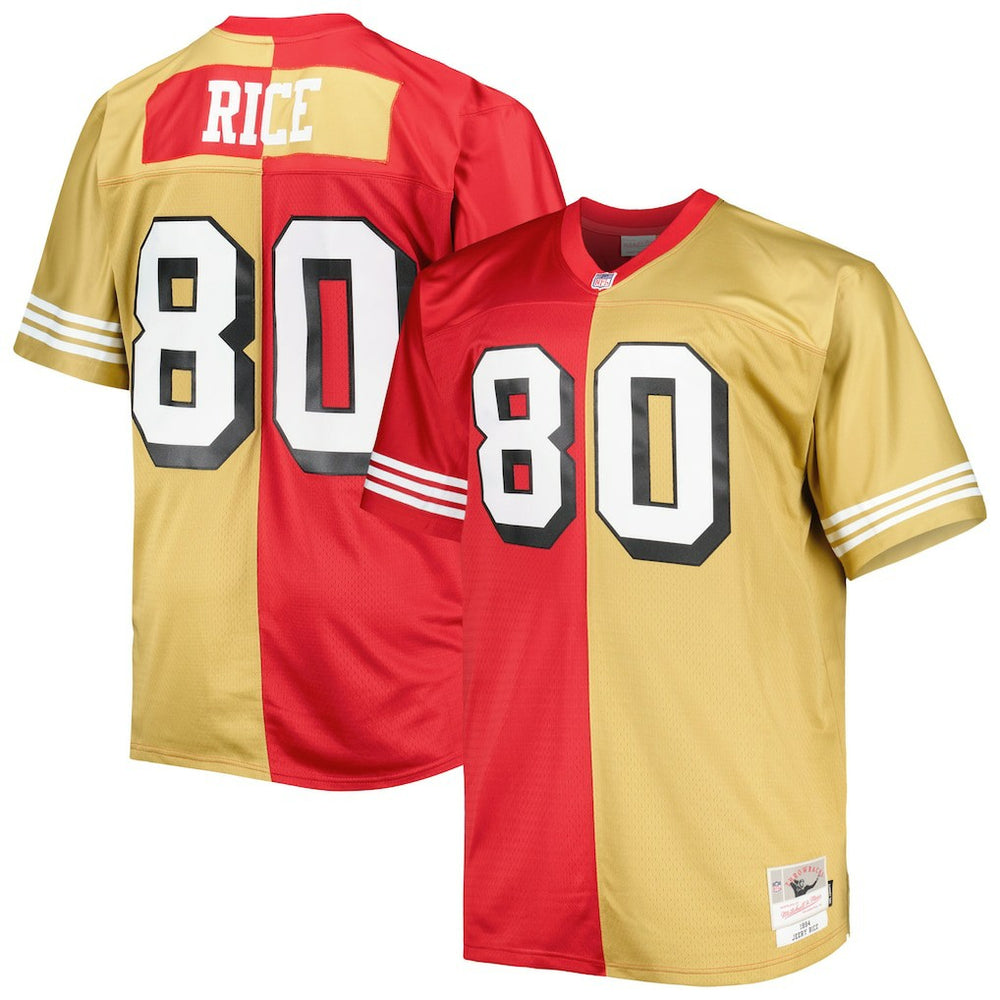 Jerry Rice  Big & Tall Split Legacy Retired Player Replica Jersey - San Francisco 49ers Jerseys