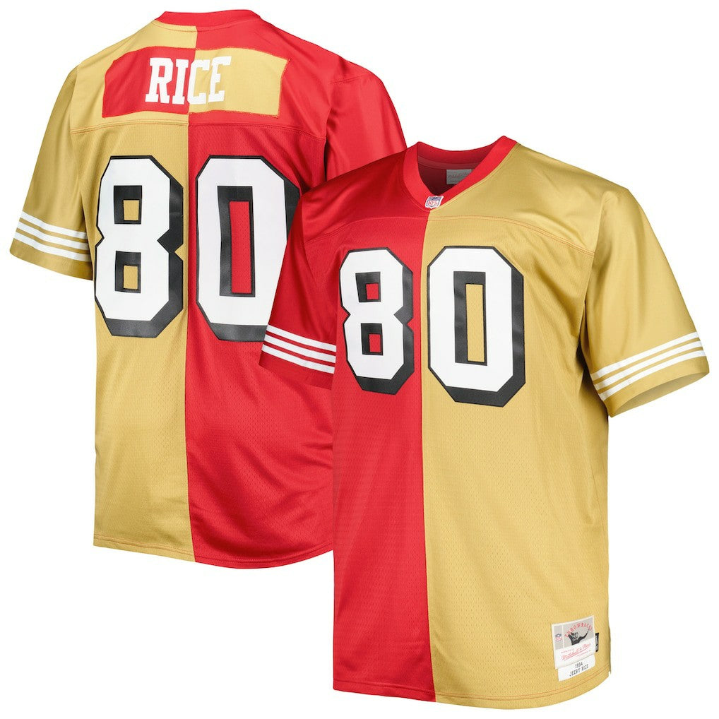 Jerry Rice  Big & Tall Split Legacy Retired Player Replica Jersey - San Francisco 49ers Jerseys