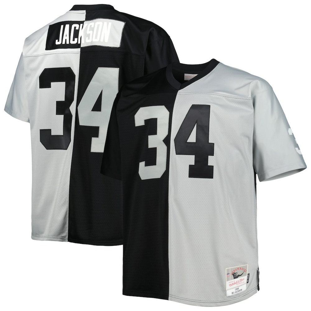 Bo Jackson  Big & Tall Split Legacy Retired Player Replica Jersey - Las Vegas Raiders Jerseys