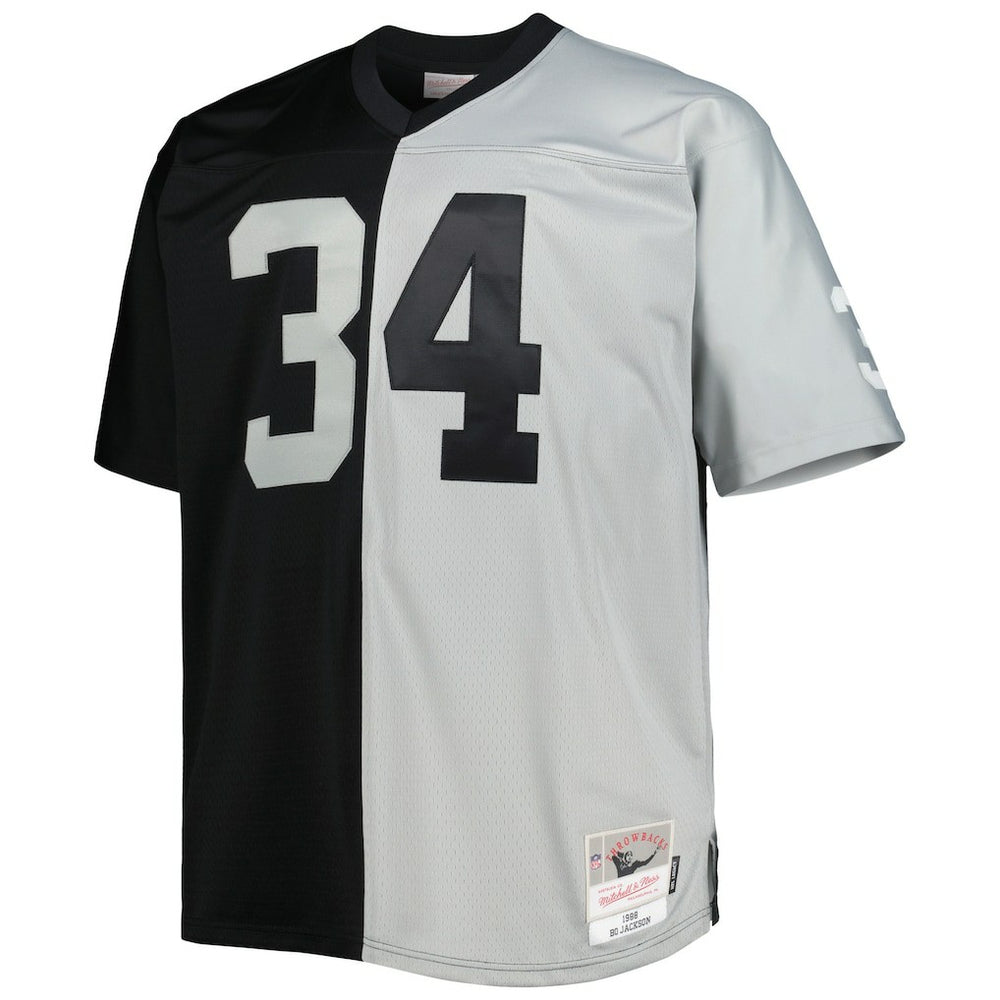 Bo Jackson  Big & Tall Split Legacy Retired Player Replica Jersey - Las Vegas Raiders Jerseys