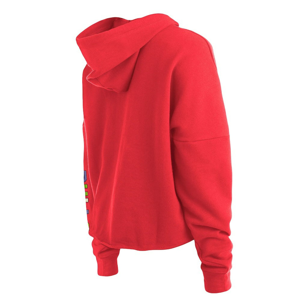 New Era Chicago Bulls Women's Color Pack Cropped Top Pullover Hoodie