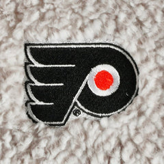 NHL Philadelphia Flyers G-III 4Her by Carl Banks Women's Logo Plaid Sherpa Quarter-Zip Jacket