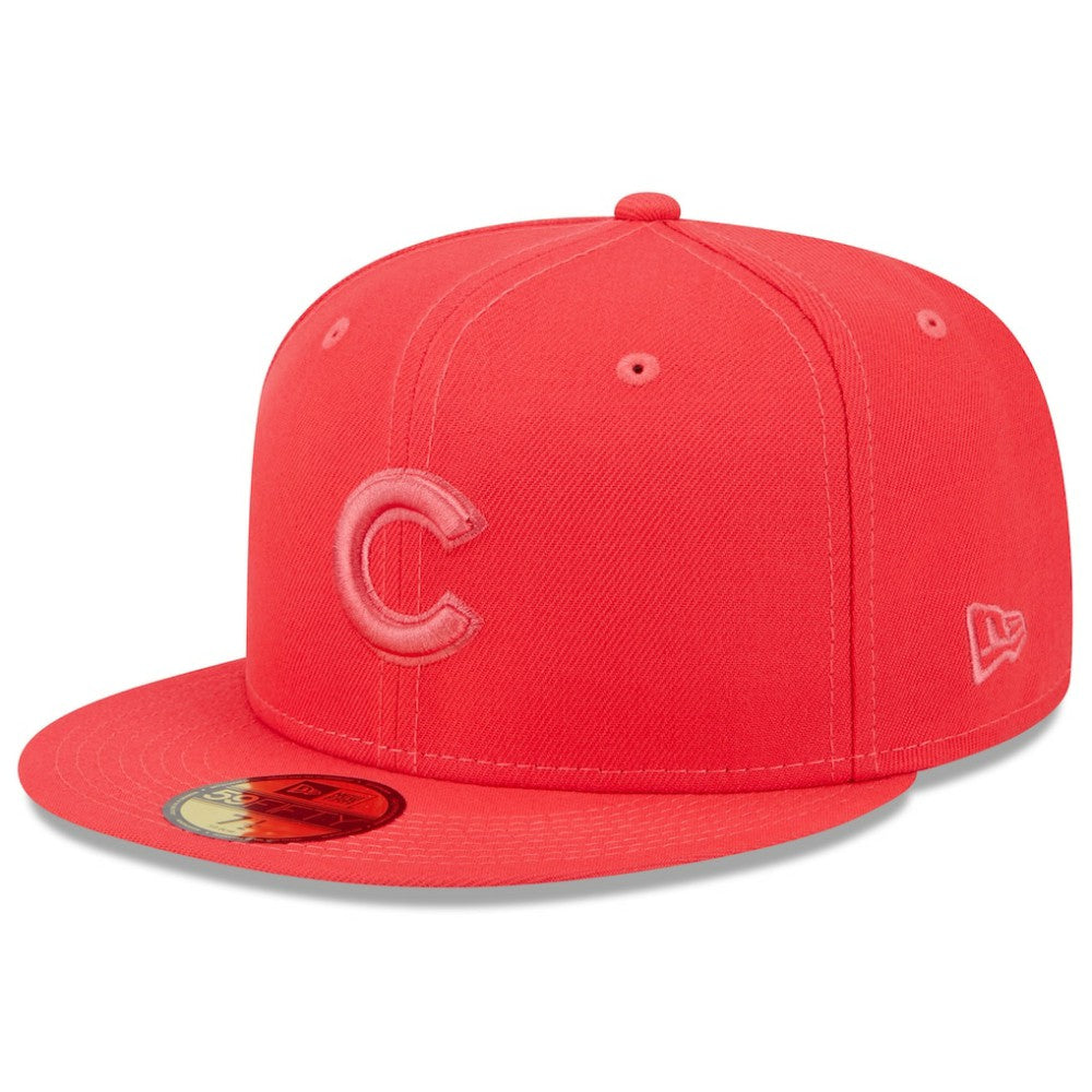 Red Chicago Cubs New Era 2023 Spring Color Basic 59FIFTY Fitted Hat