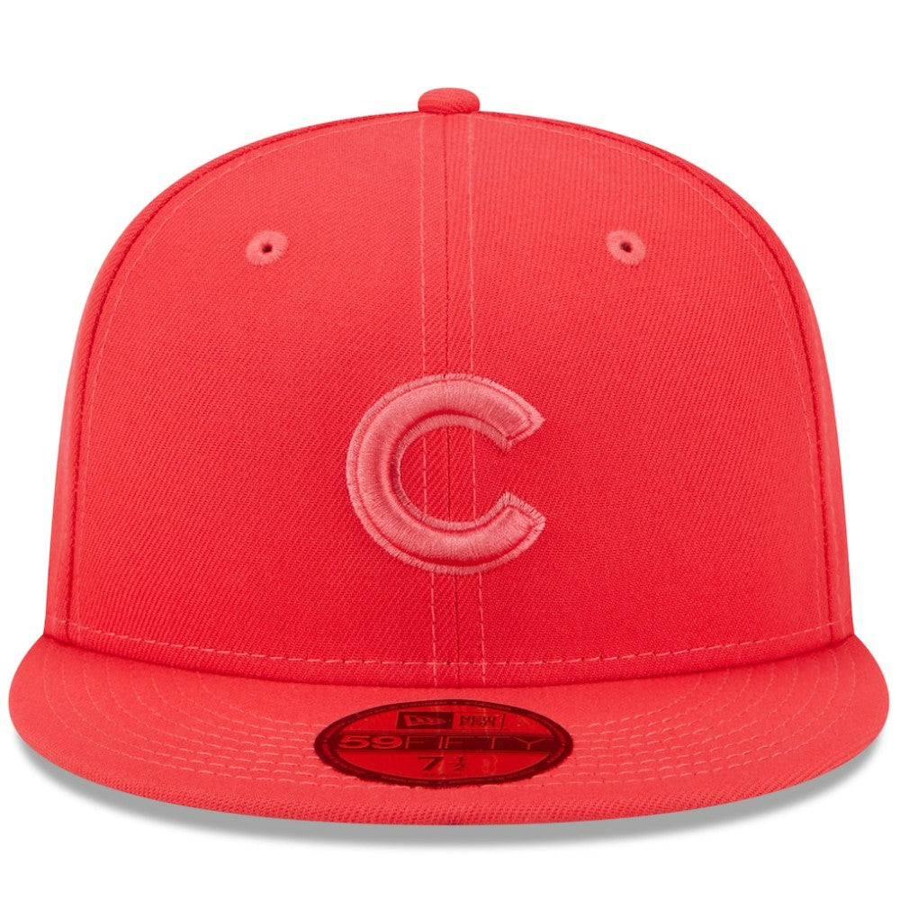 Red Chicago Cubs New Era 2023 Spring Color Basic 59FIFTY Fitted Hat