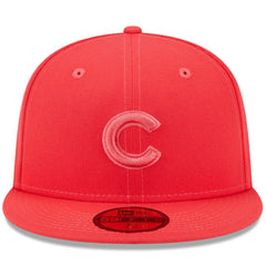 Red Chicago Cubs New Era 2023 Spring Color Basic 59FIFTY Fitted Hat