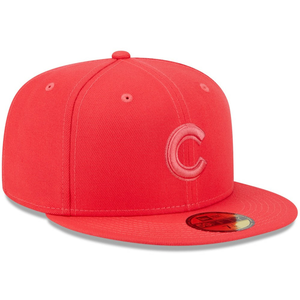 Red Chicago Cubs New Era 2023 Spring Color Basic 59FIFTY Fitted Hat