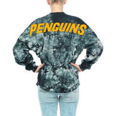 NHL Pittsburgh Penguins Fanatics Women's Crystal-Dye Long Sleeve T-Shirt