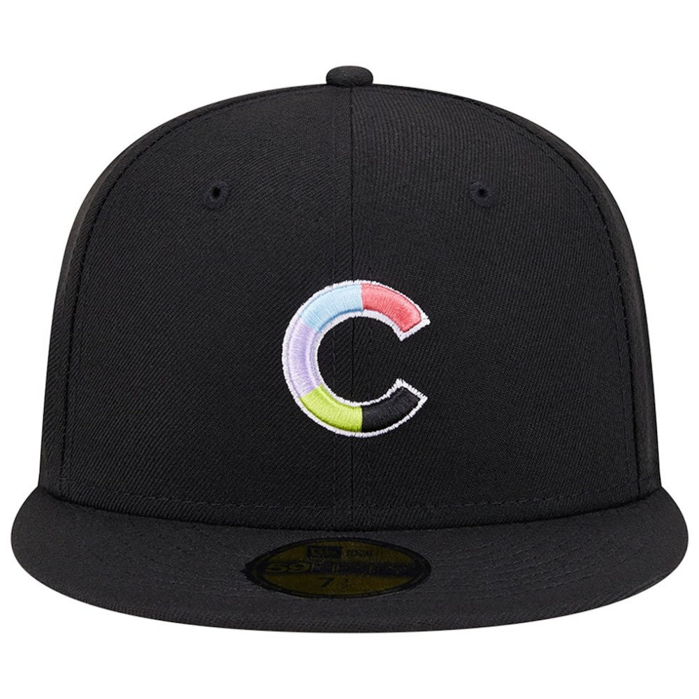 Black Chicago Cubs New Era Multi-Color Pack 59FIFTY Fitted Hat