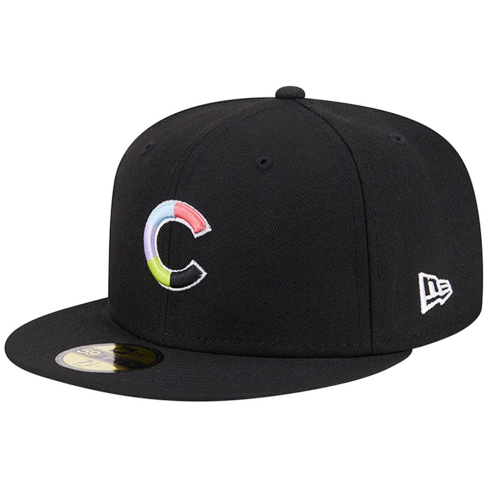Black Chicago Cubs New Era Multi-Color Pack 59FIFTY Fitted Hat